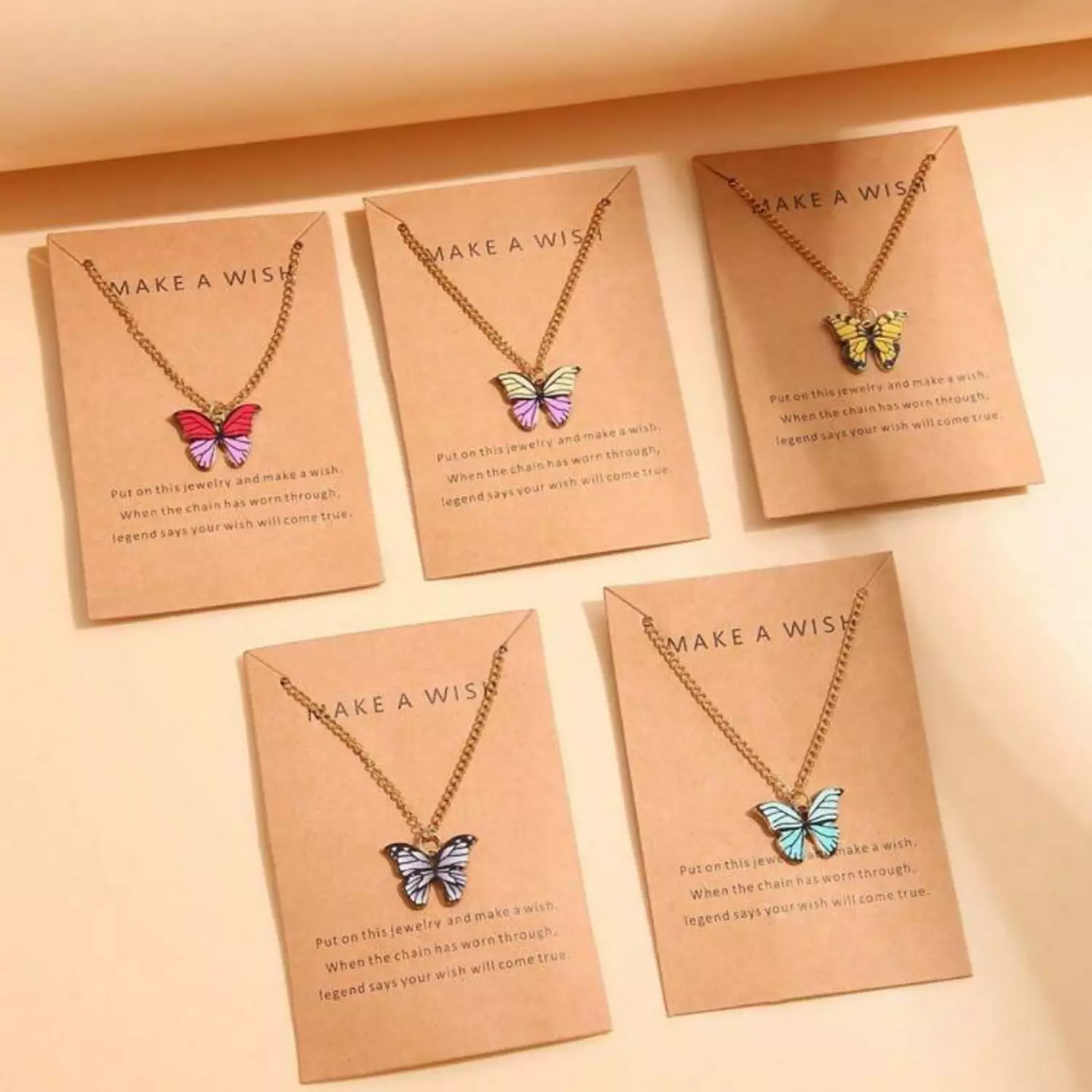 1 Pc Butterfly Necklace 2