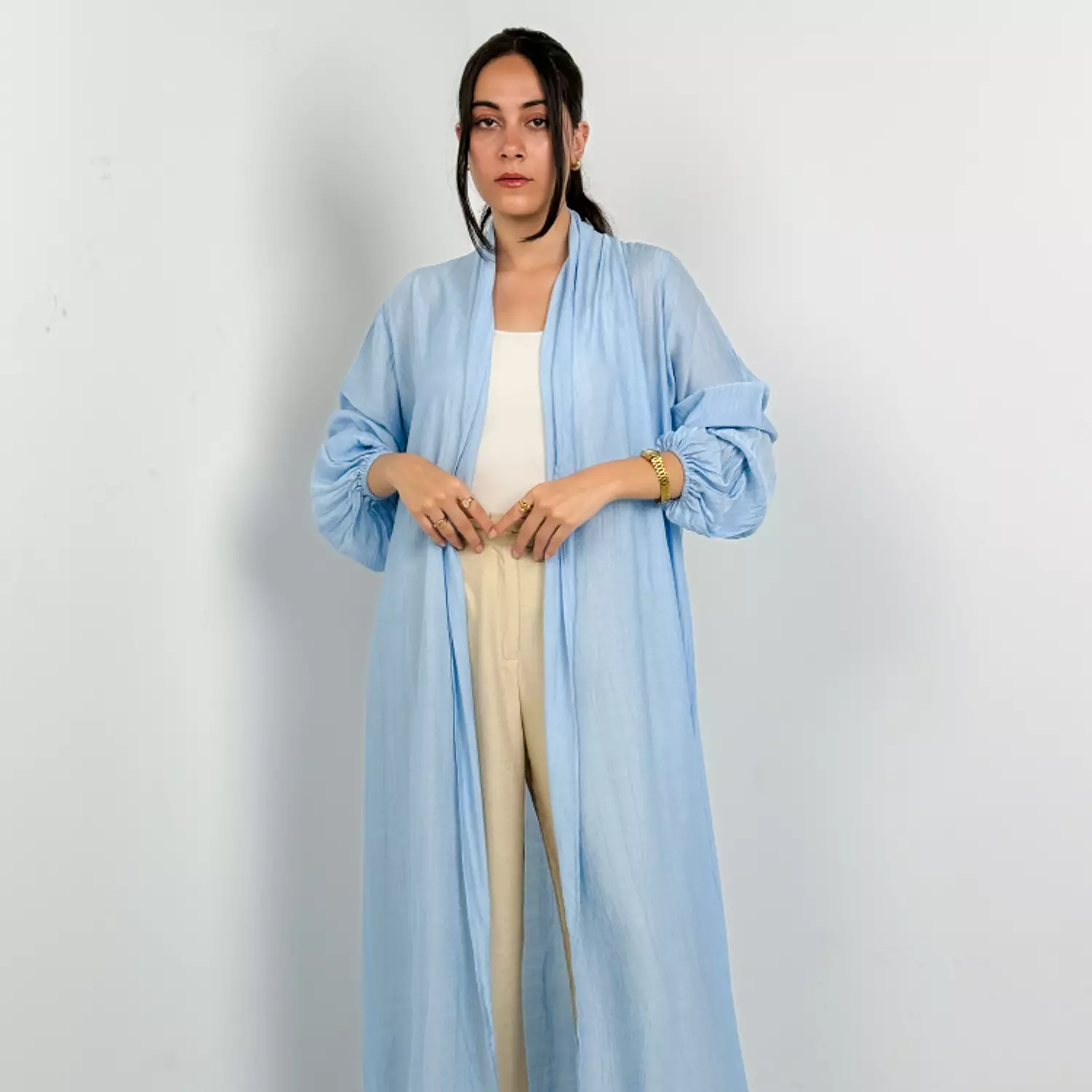 Crashed kimono - Baby blue  hover image