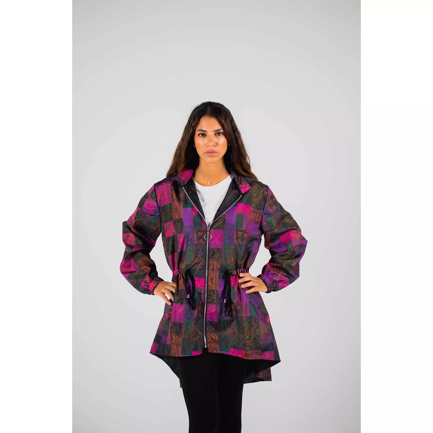 Purple Petal WeatherProof Coat 0