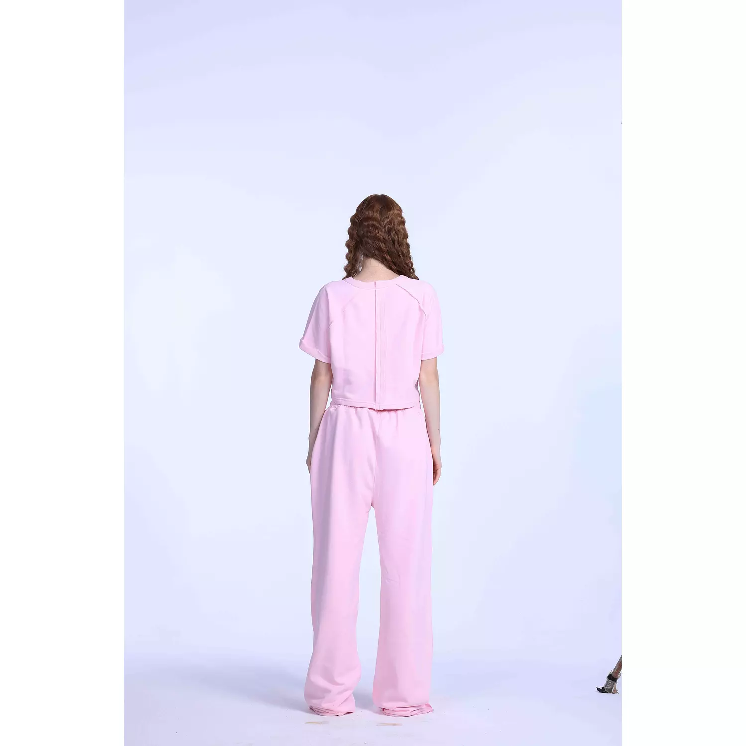 Baby pink oversized sweatpants  3