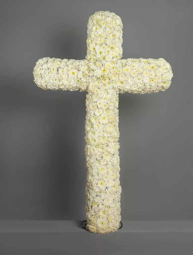 Peaceful Flower Cross