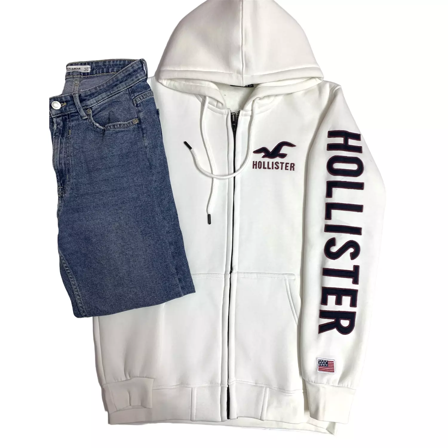 Hollister hot sale zipper hoodie