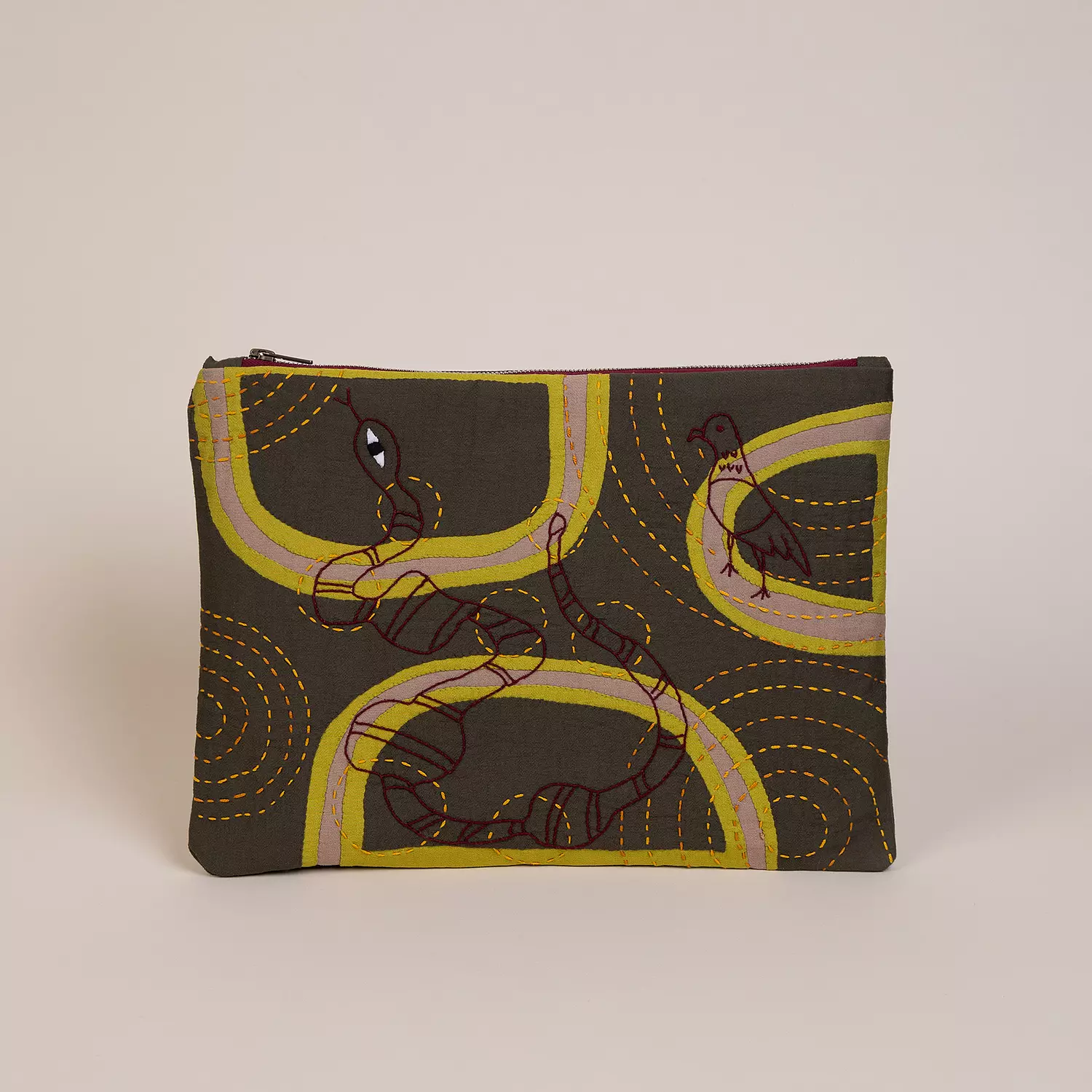 The Snake and the Pigeon Laptop Sleeve 3