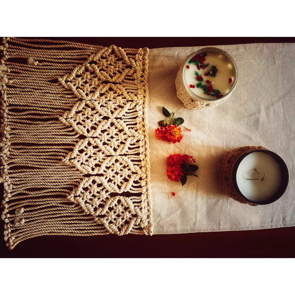 Andalusya Macrame Table Runner 