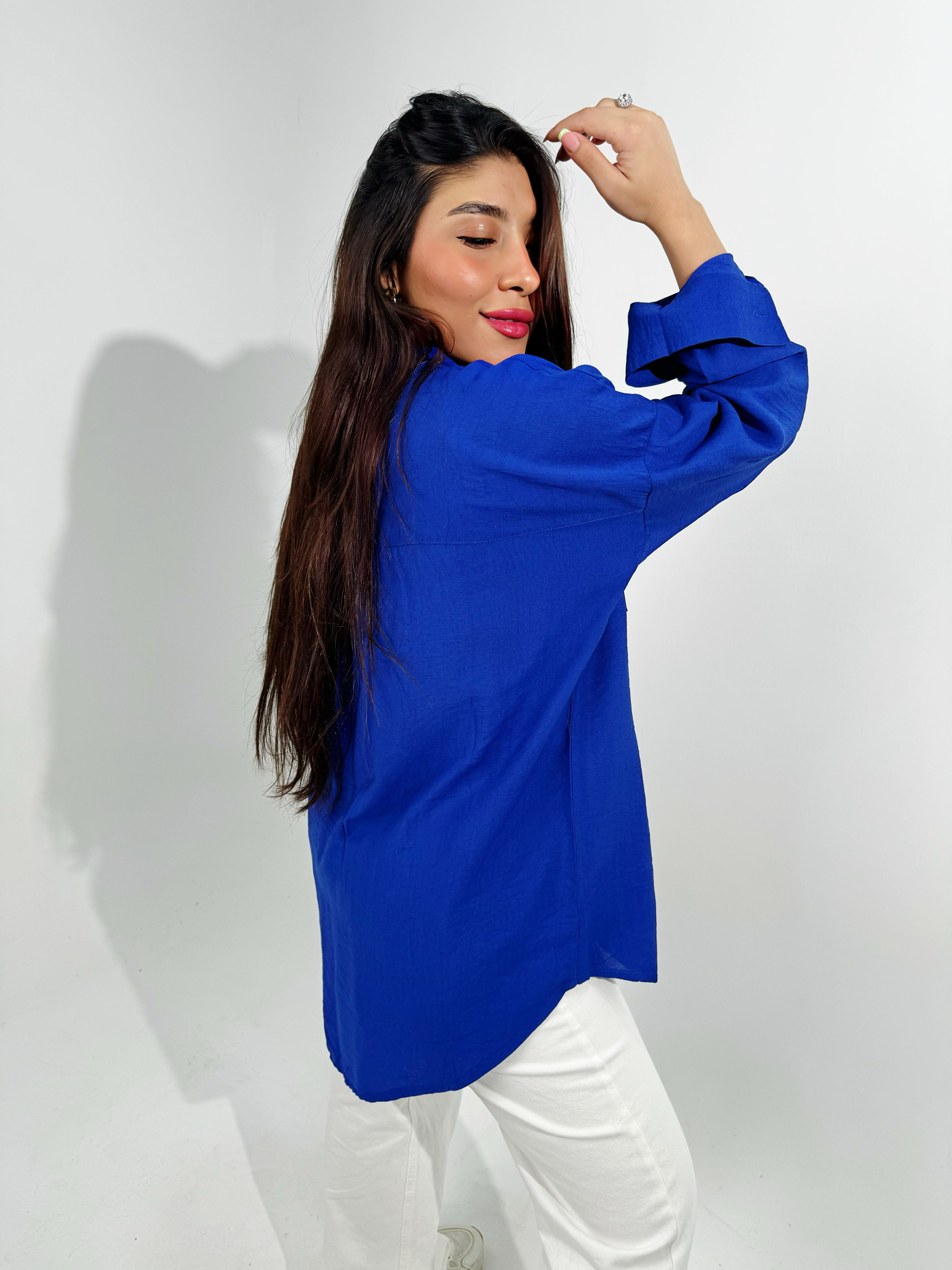 Bright linen shirt 2