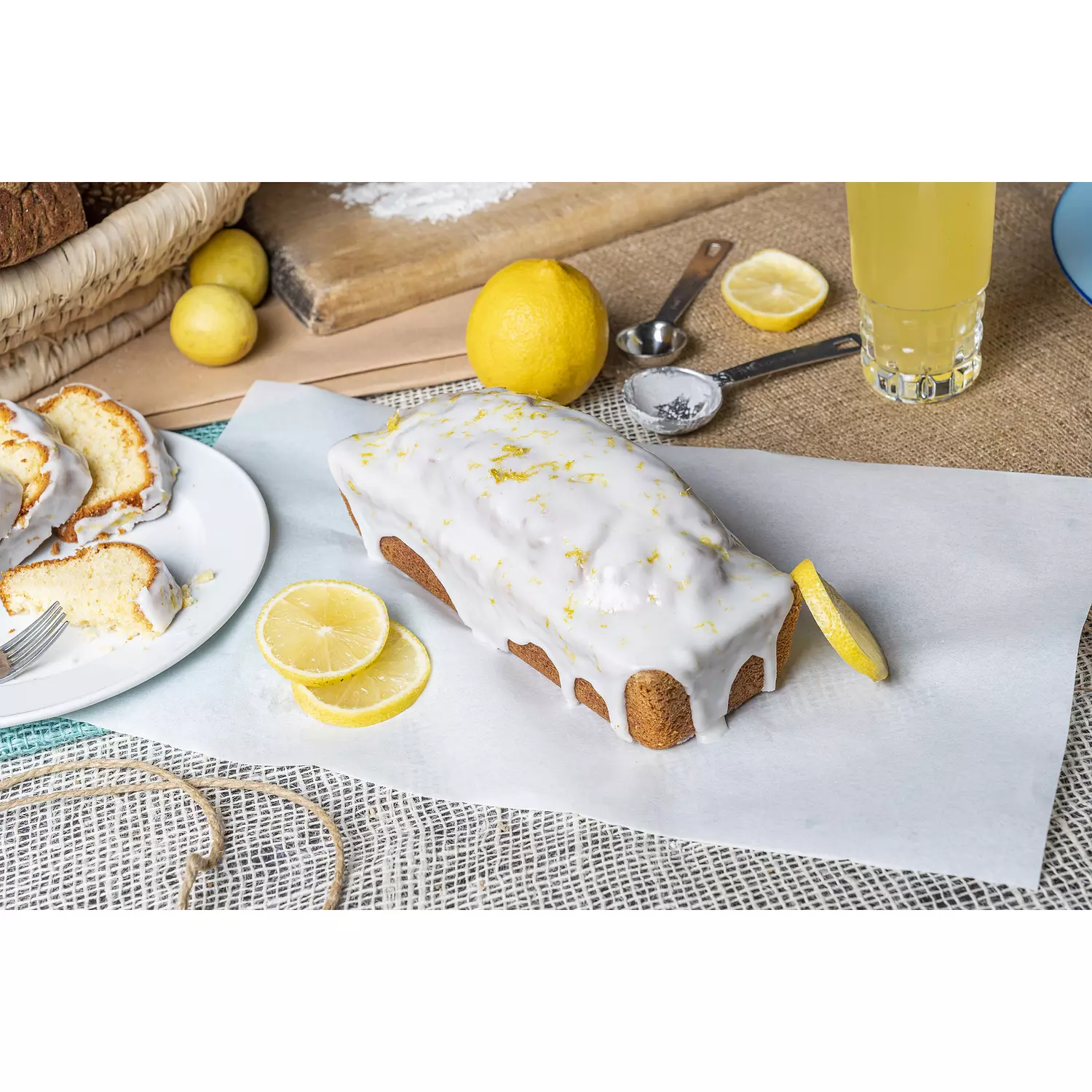 Glazed Lemon Pound Loaf hover image