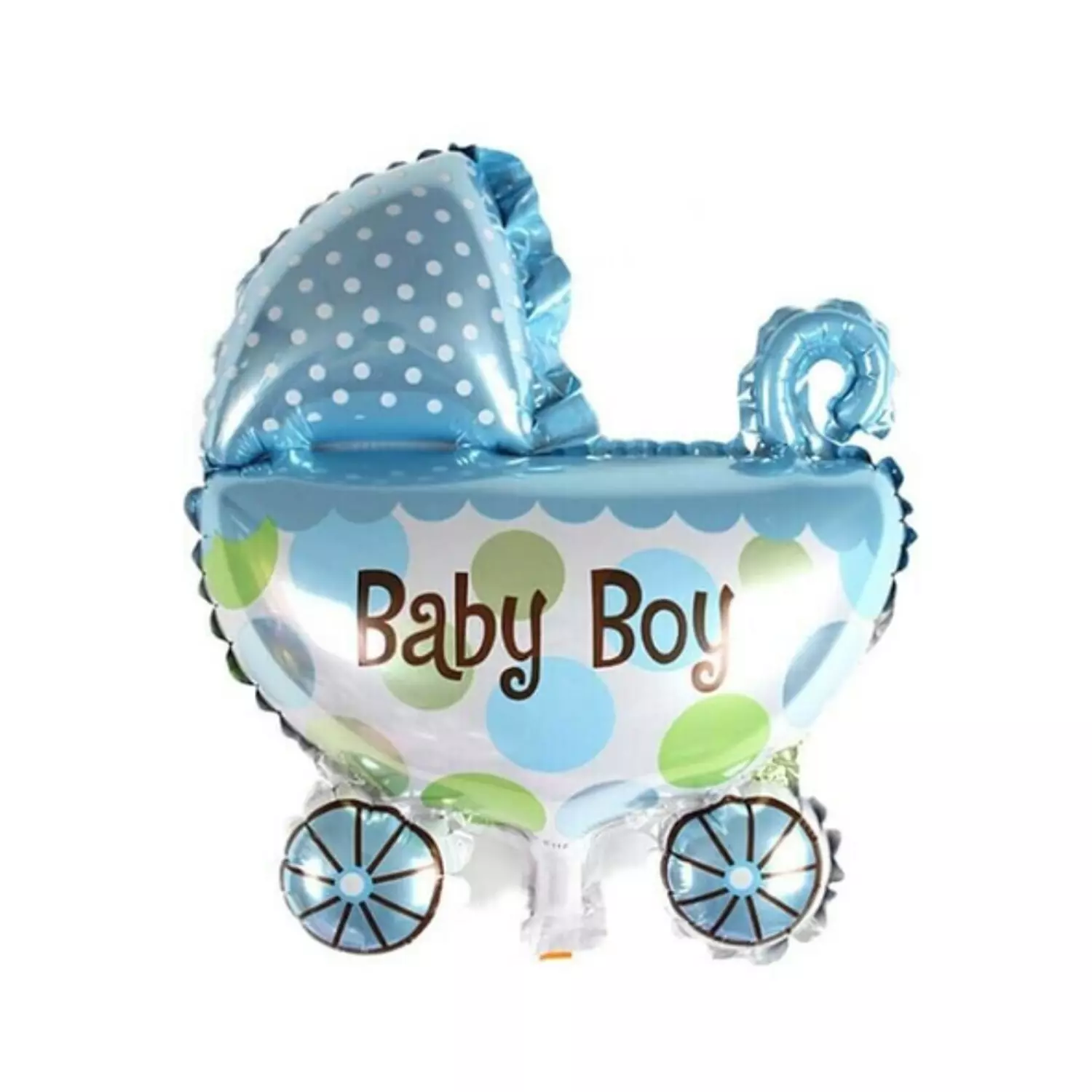 Baby Boy Stroller Balloon hover image