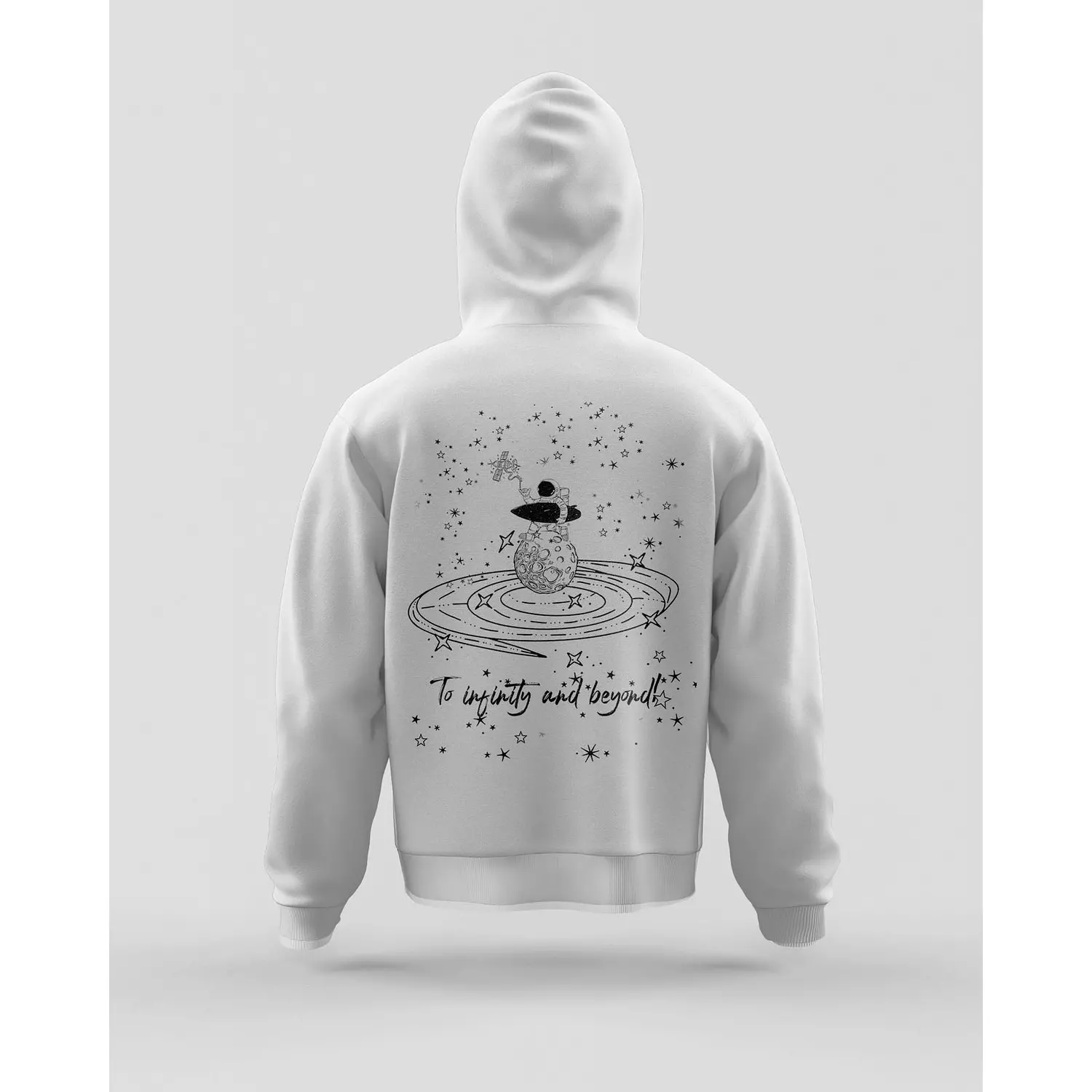 White Hoodie (space drop) 1