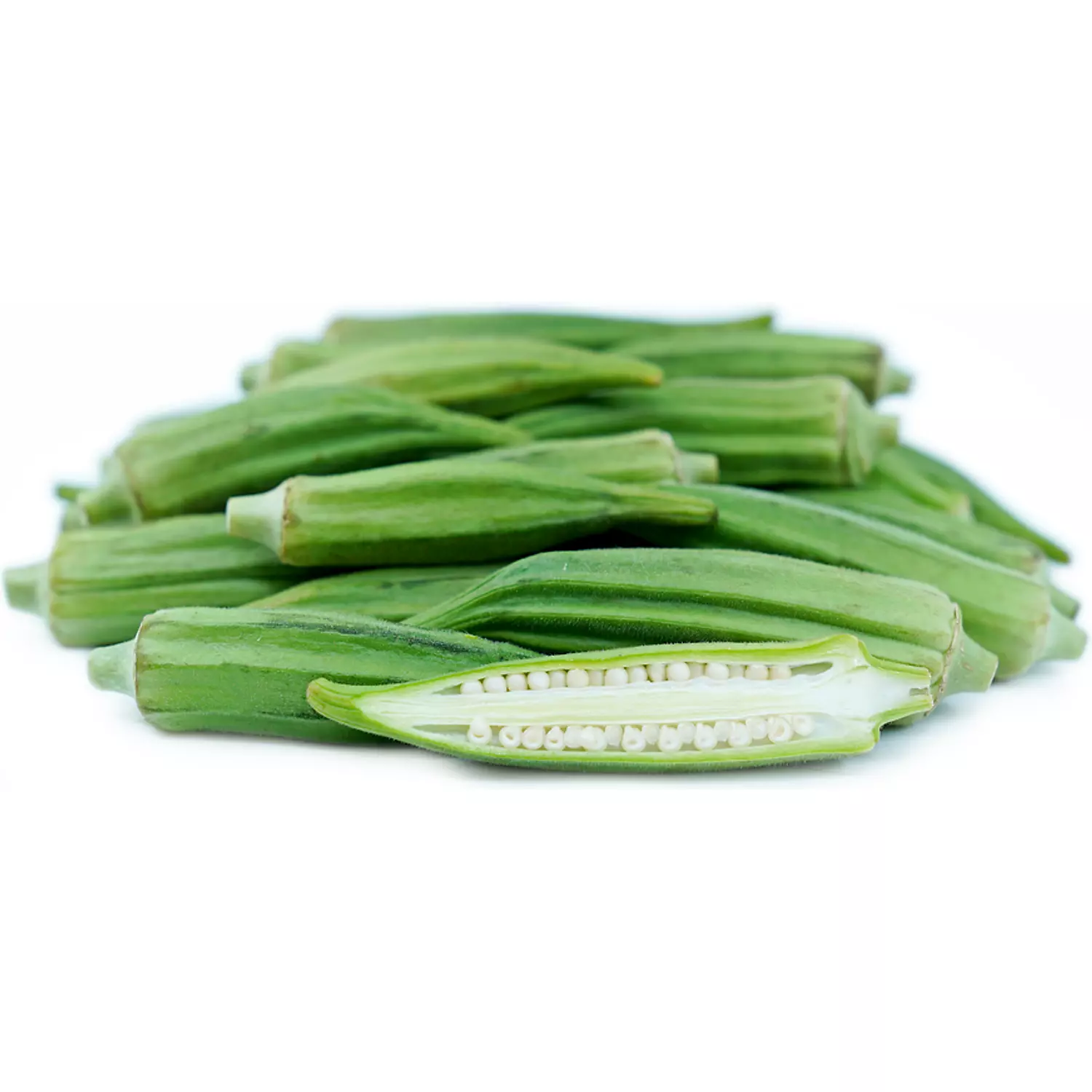 Green Okra seeds  hover image