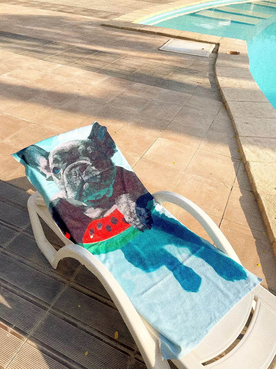 Frenchie Beach Towel 1