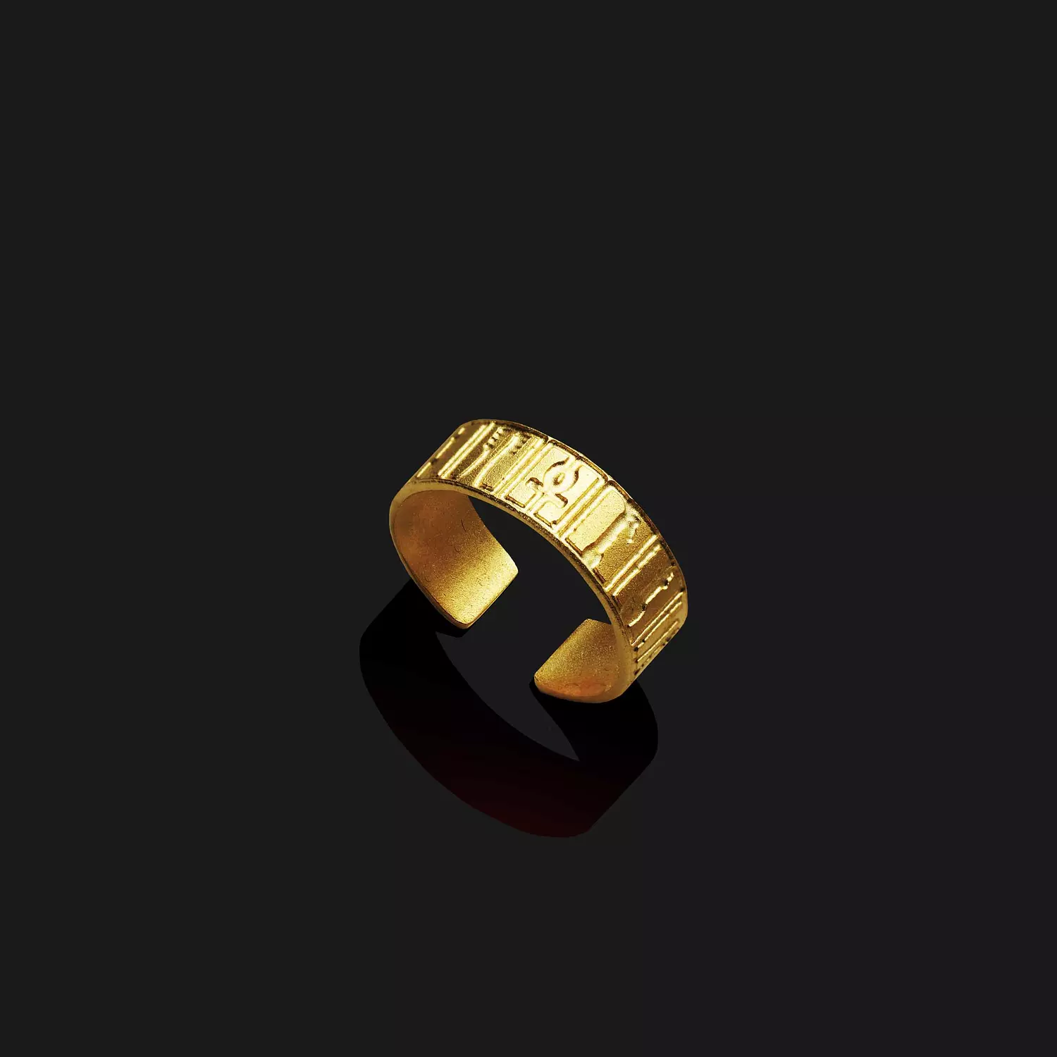 Ankh hieroglyphics ring 0