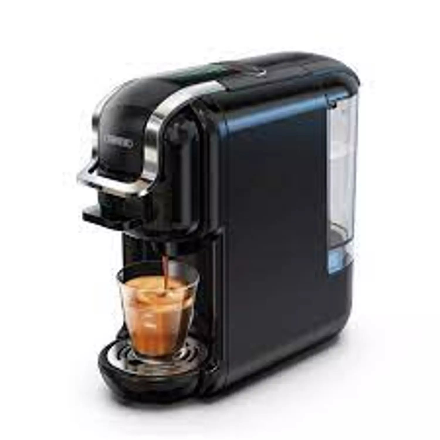 HiBREW H2B 6 in 1 Multi-Capsule Cold & Hot Coffee Maker (Black) + Free french press 5