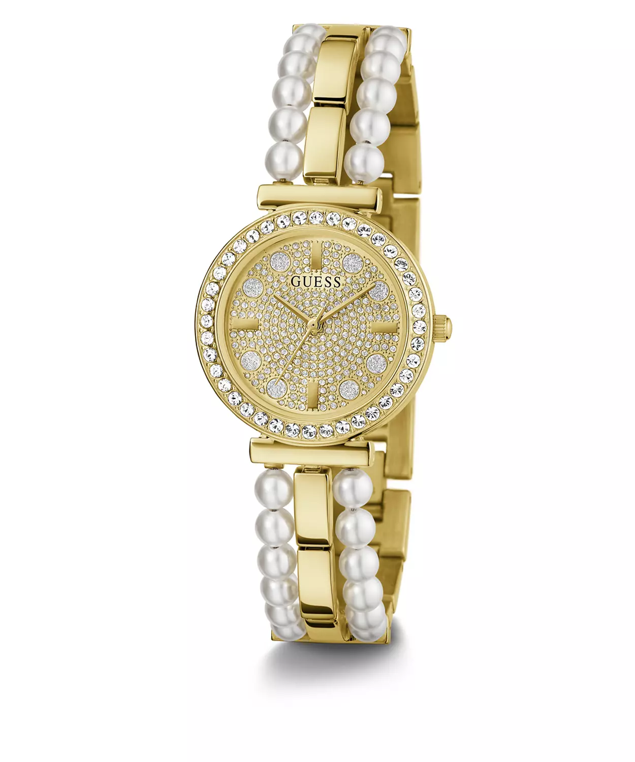 GUESS GW0531L2 ANALOG WATCH  For Women Gold Stainless Steel Polished Bracelet  1