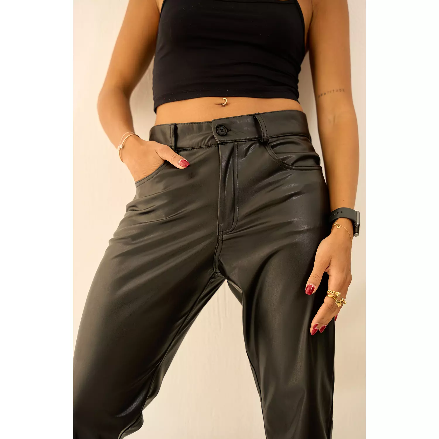 Black Leather pants  4