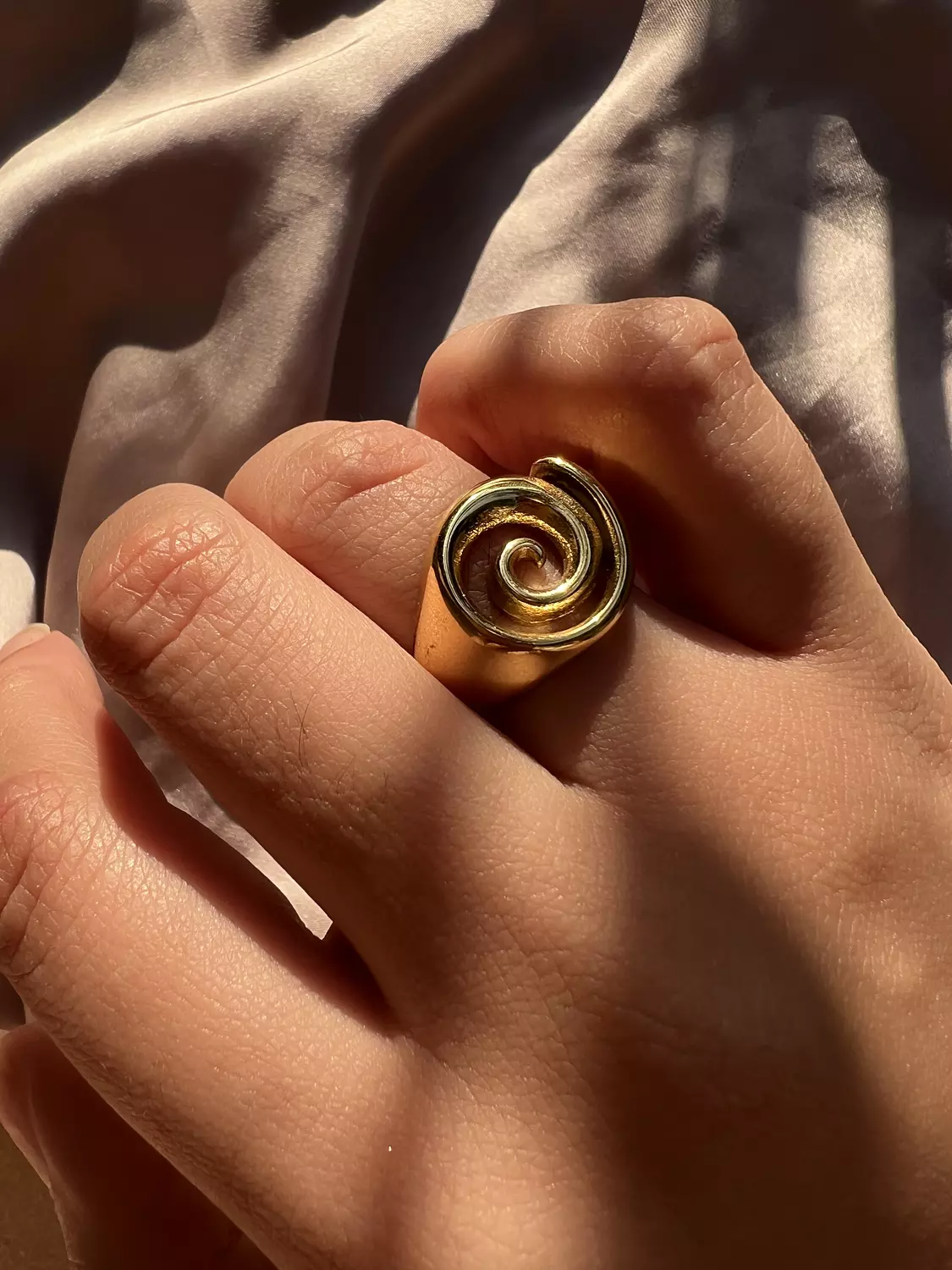 Spiral ring - Stainless steel  hover image