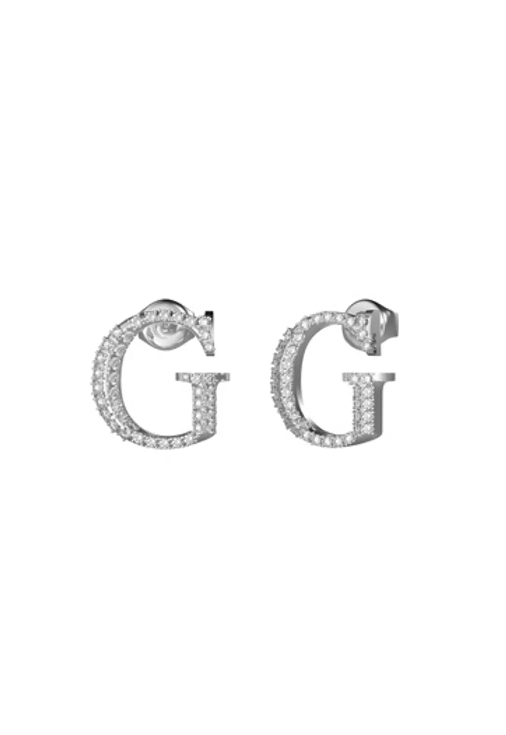 Guess Jewelry - Ladies Earrings JUBE02220JWRHT/U silver Color hover image