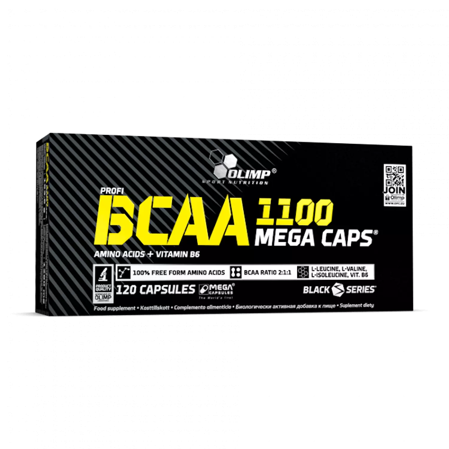 Olimp Sport Nutrition BCAA 1100 mega caps - 120caps hover image