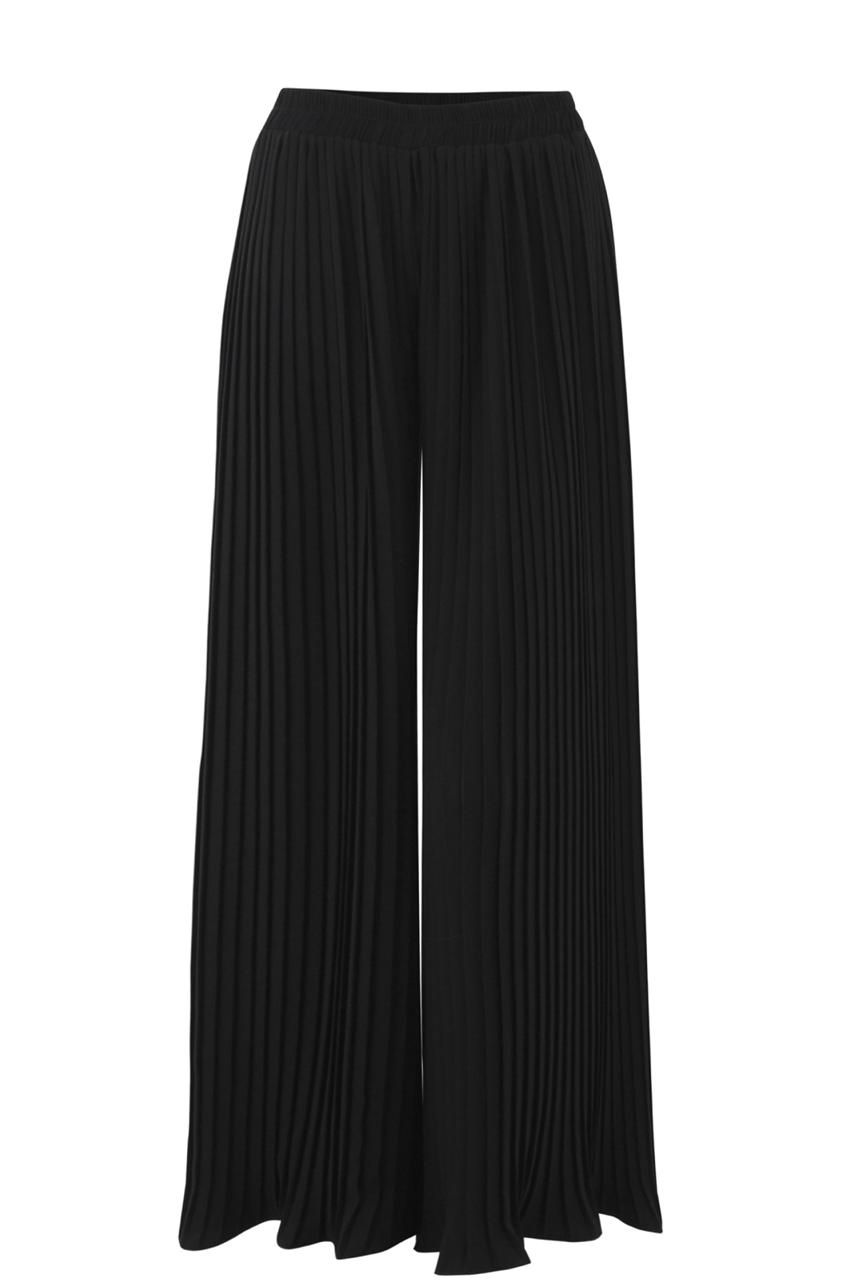 Black Pleated Wide Leg Pants hover image