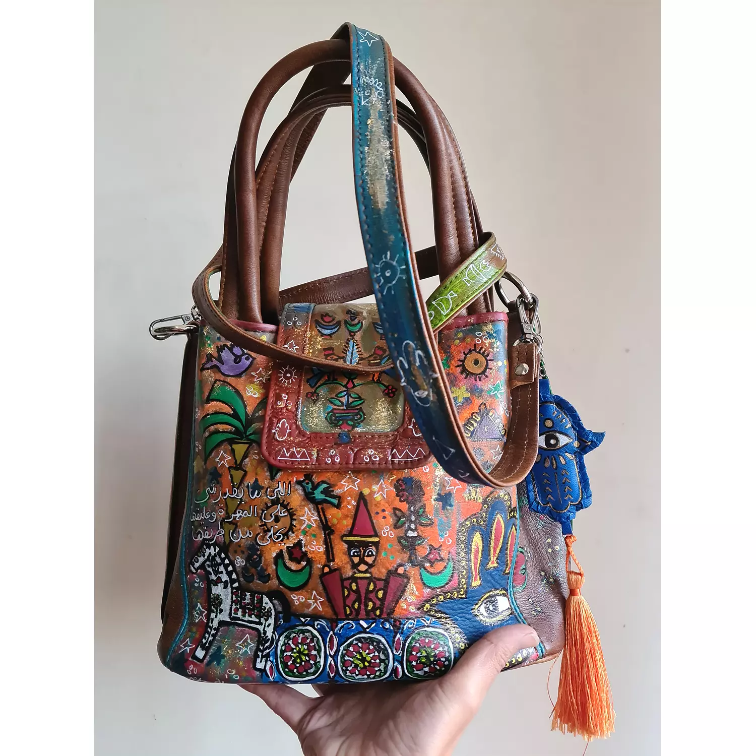 Egyptian folk art bag  1