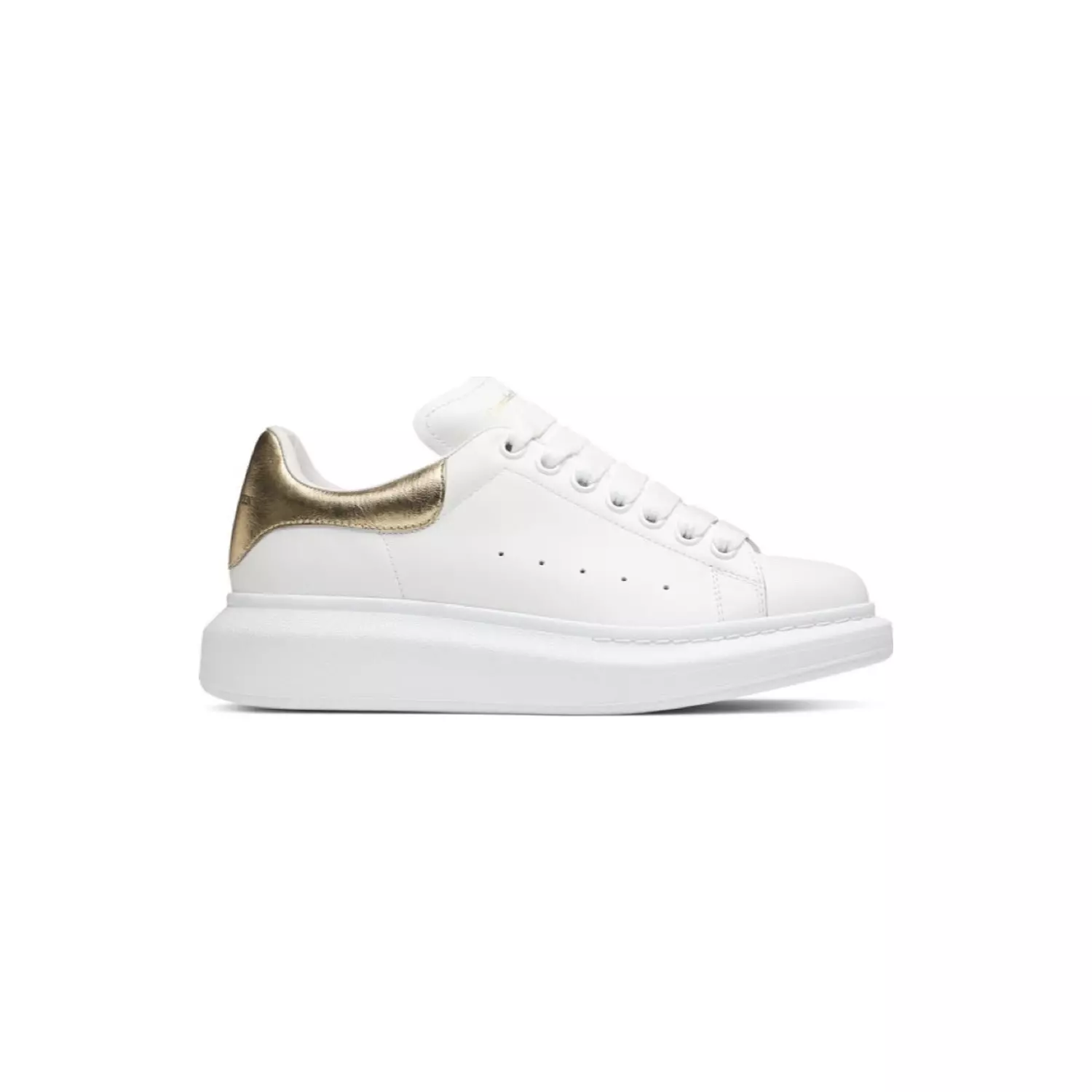 Alexander McQueen Oversized Sneaker 'White Light Gold' hover image