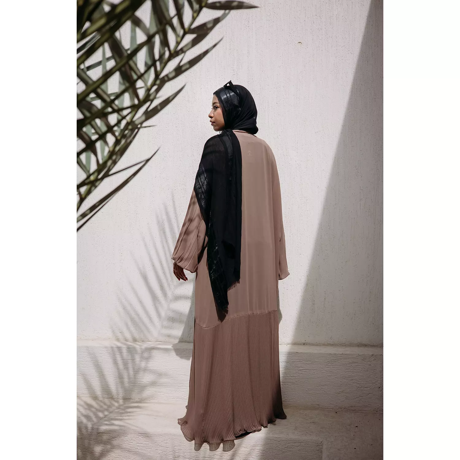 Pleated Hemline Kaftan 4