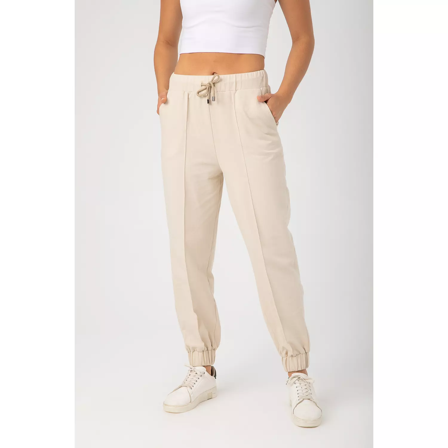 DRAWSTRING WAIST SWEATPANT 4