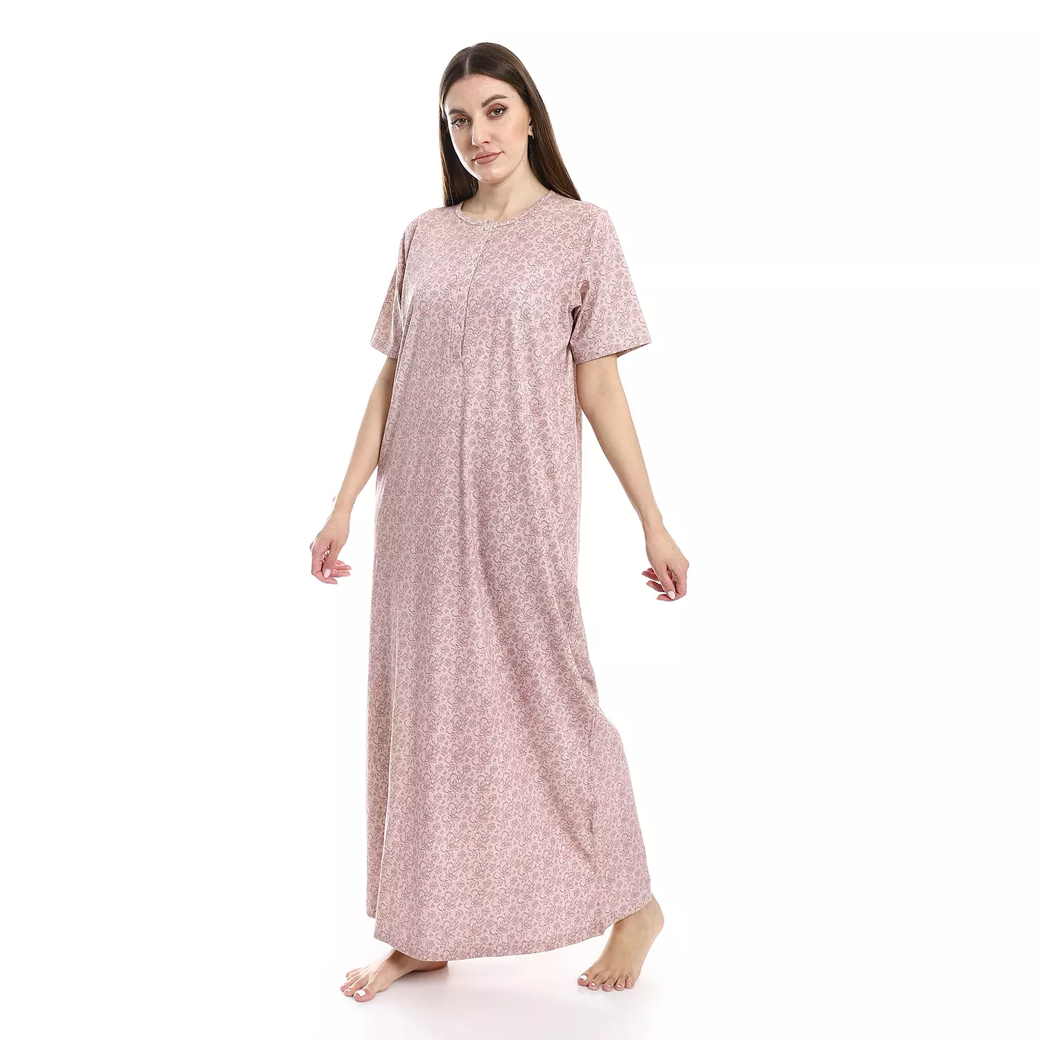 Women Nightgown Floral Pattern - 2488 - Kashmir 1