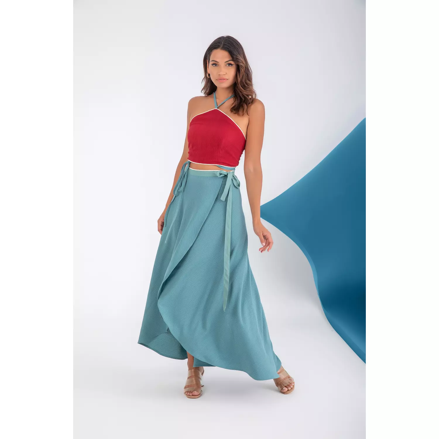 The ROPA wrapped skirt  4