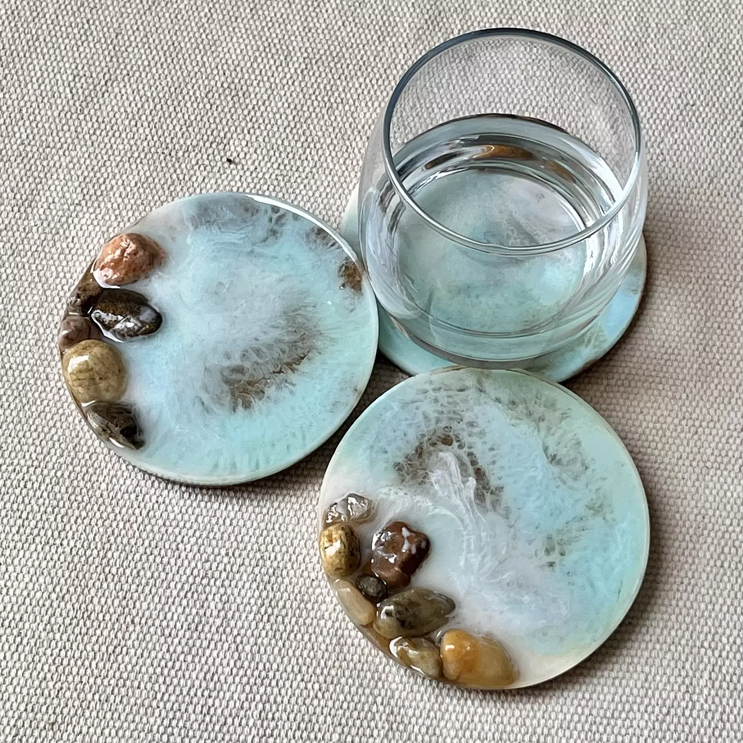 Rocky sea coaster set 4