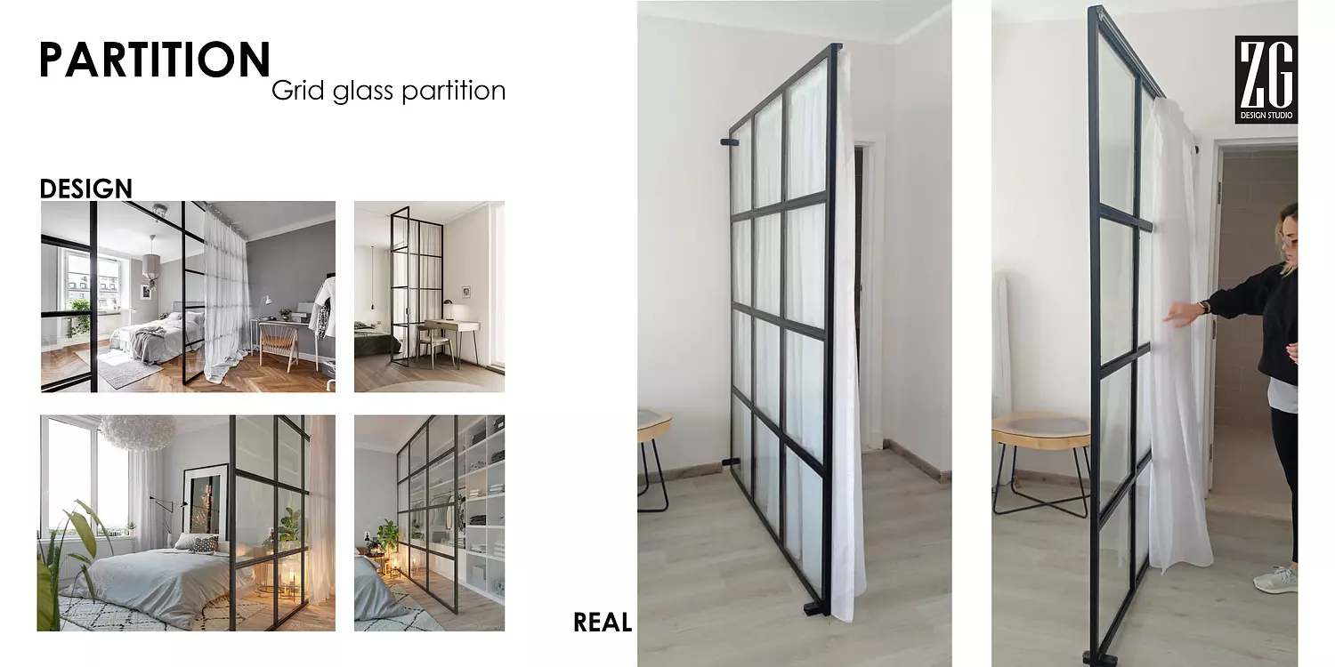 GRID GLASS  PARTITION  1