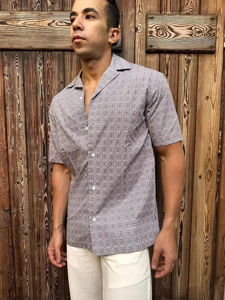 Half sleeve patterned shirt   