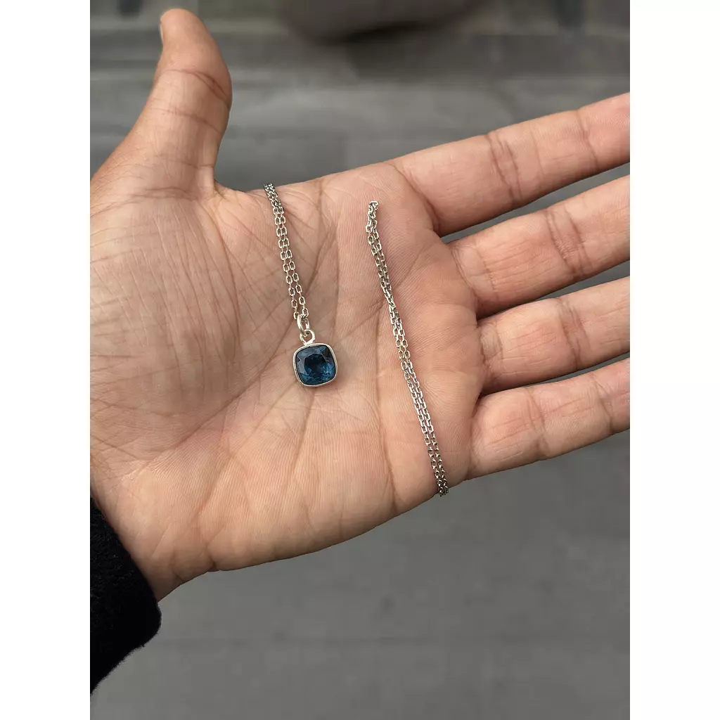 Blue Topaz Necklace 