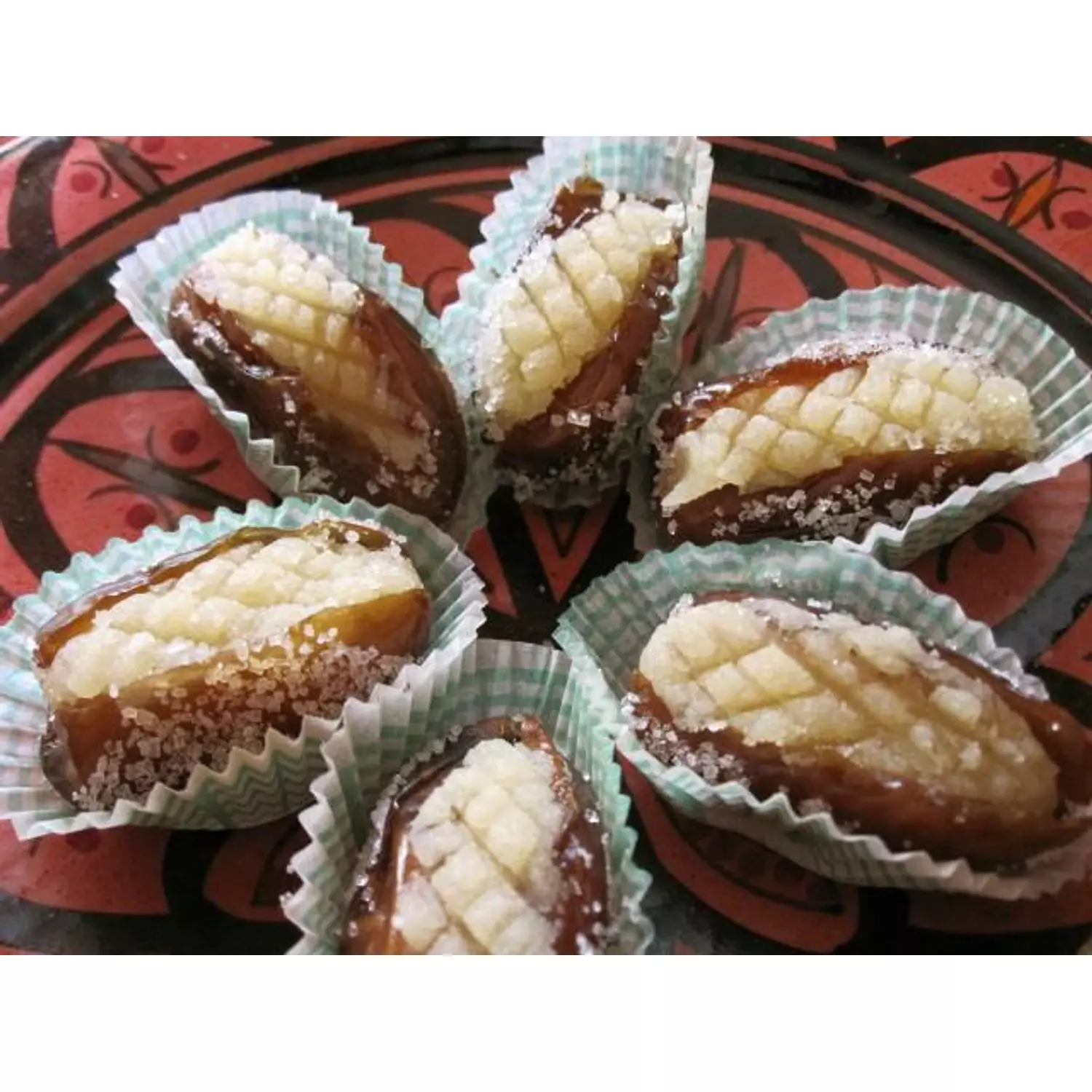 Medjool dates stuffed with marzipan ( almond paste) (12 pieces) 1