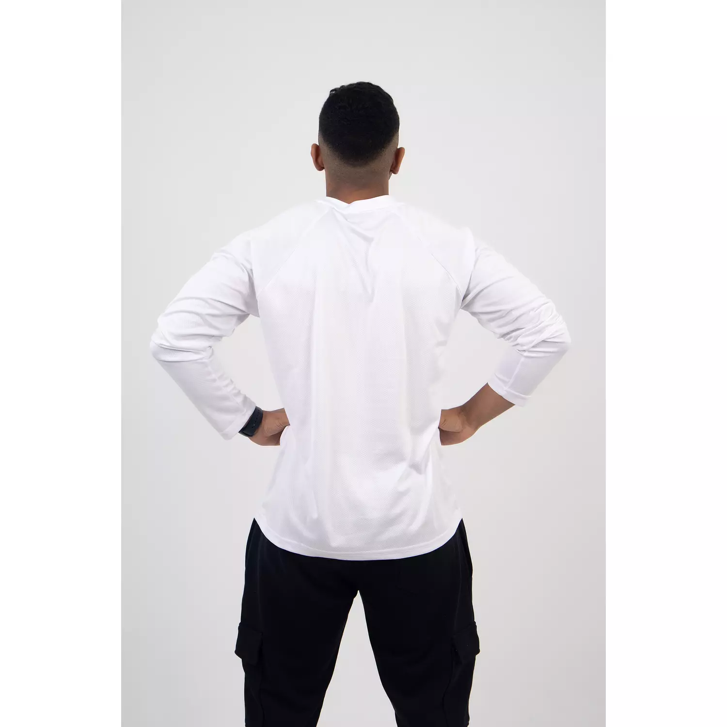 White Long Sleeve T-Shirt  2