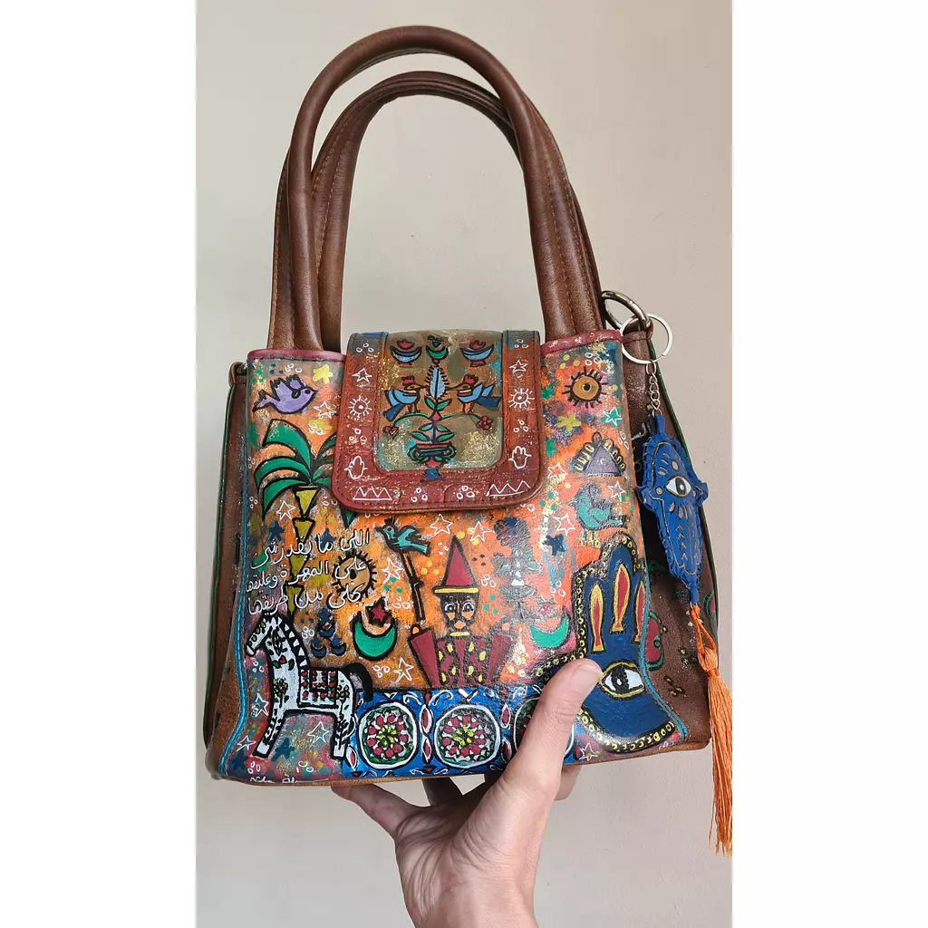 Egyptian folk art bag 