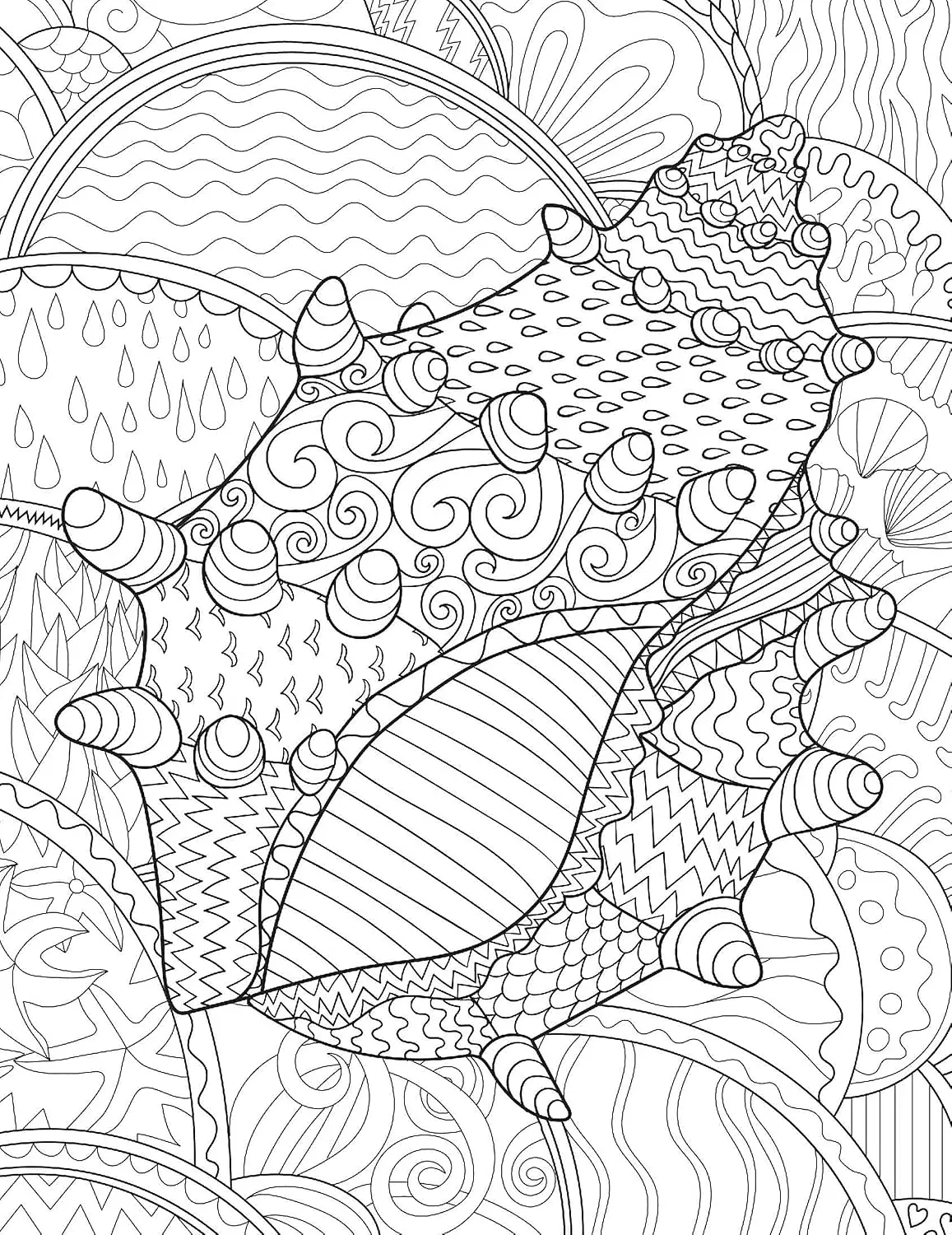 Ocean- Colouring Book for Adults 2