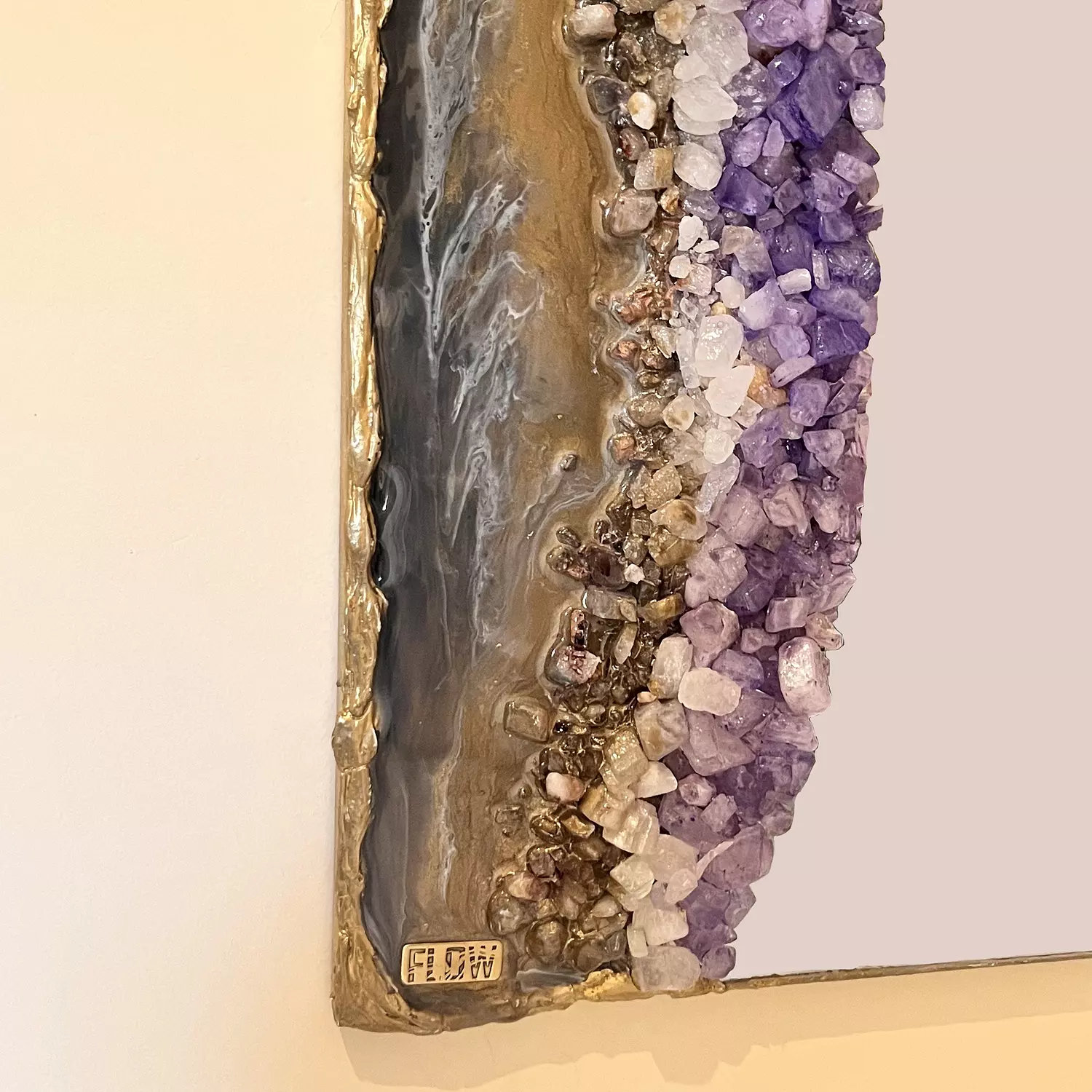 Amethyst Rectangluar Mirror 2