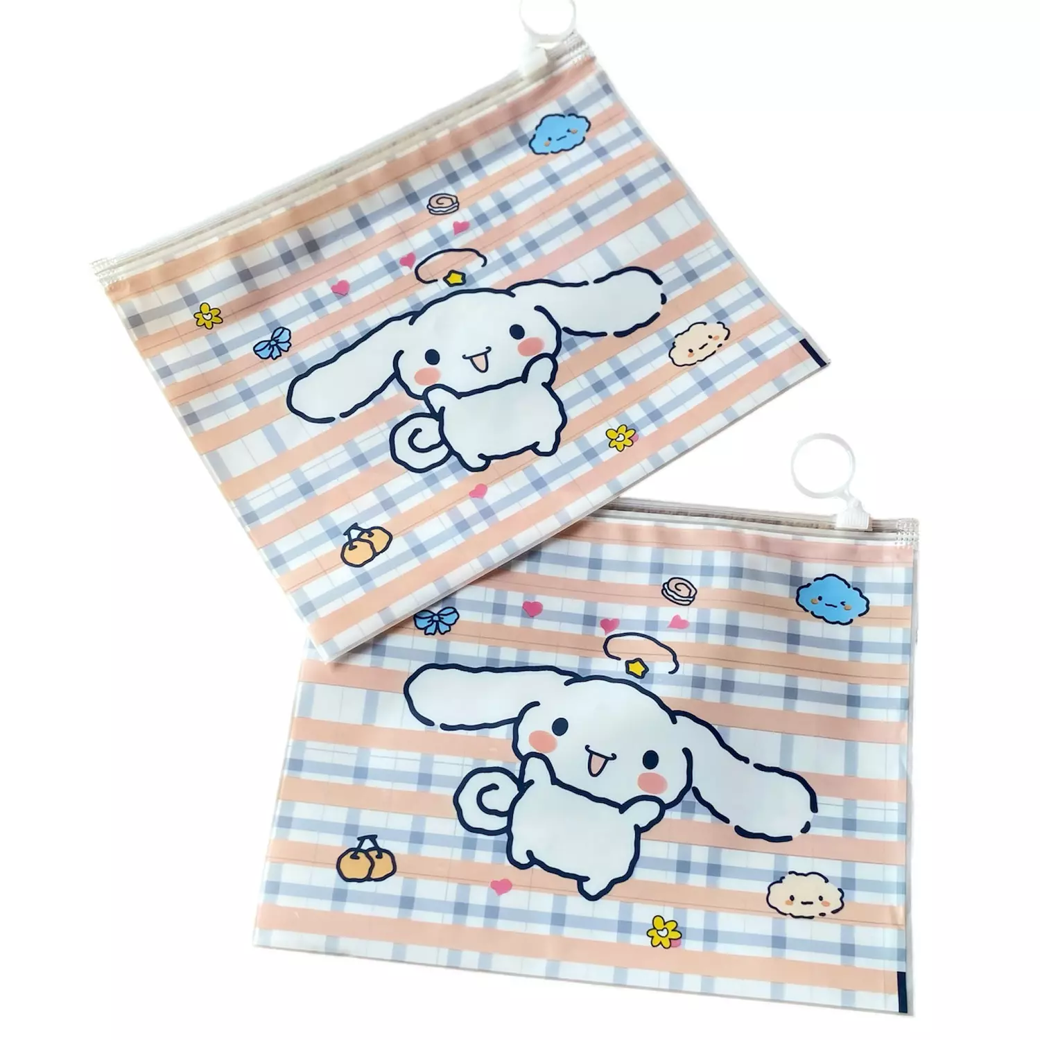 White Bunny Zip Bag - 1 Pc hover image