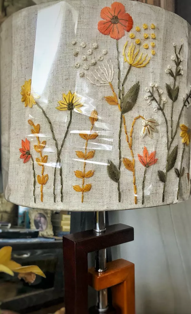 Floral lampshade 