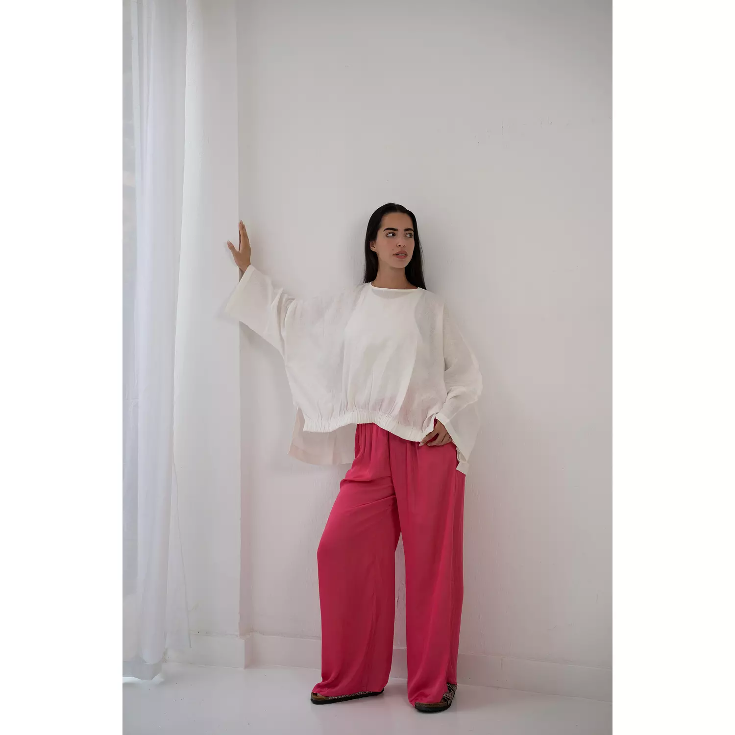 Foshia satin pants  2