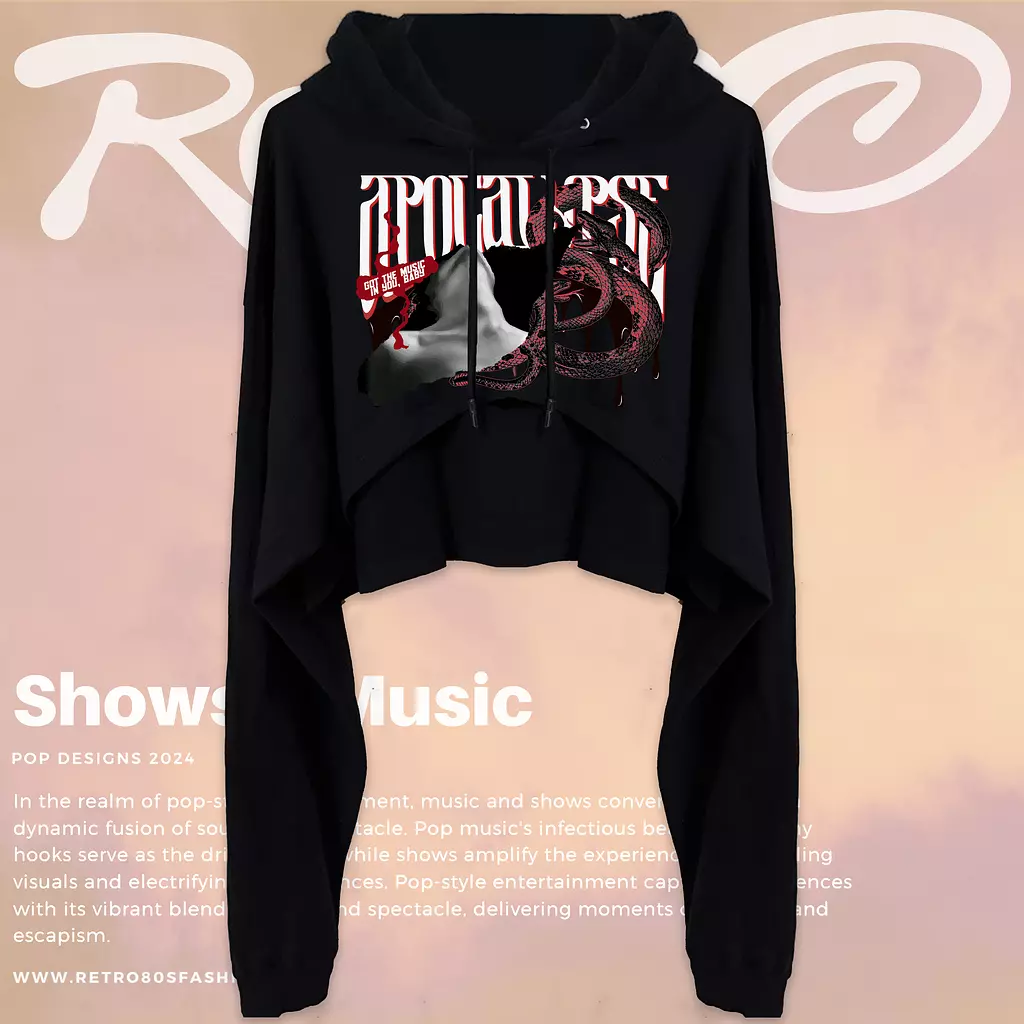 Apocalypse Cropped Hoodie