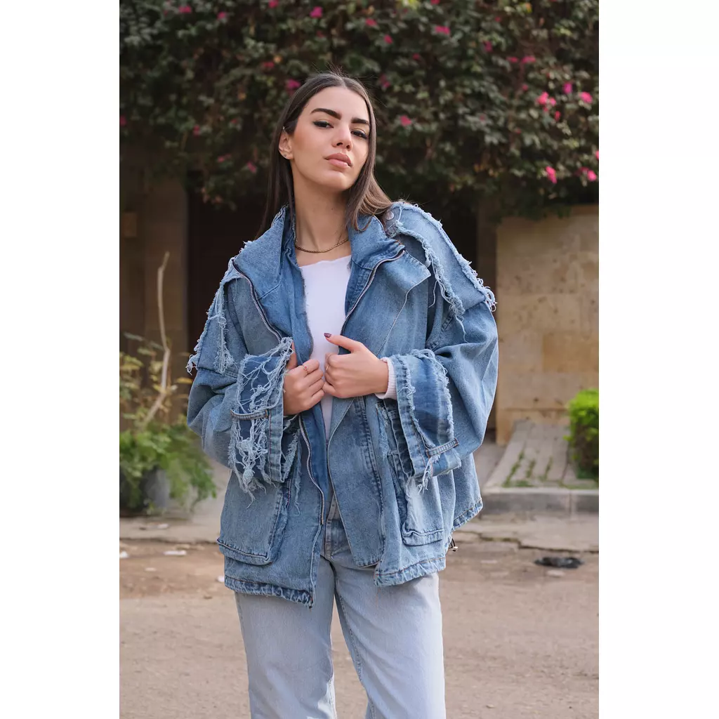 Edgy Denim Jacket