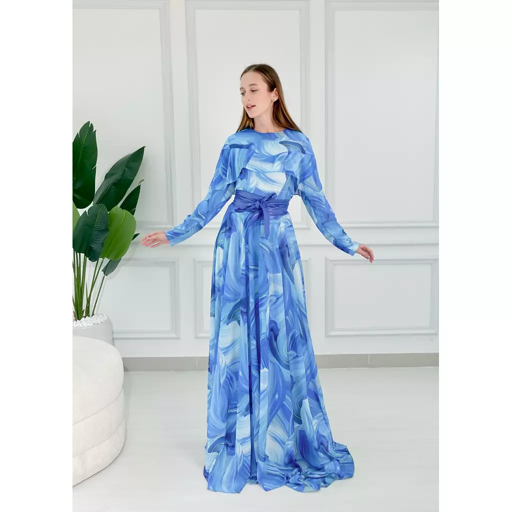 Mermaid Blue Dress