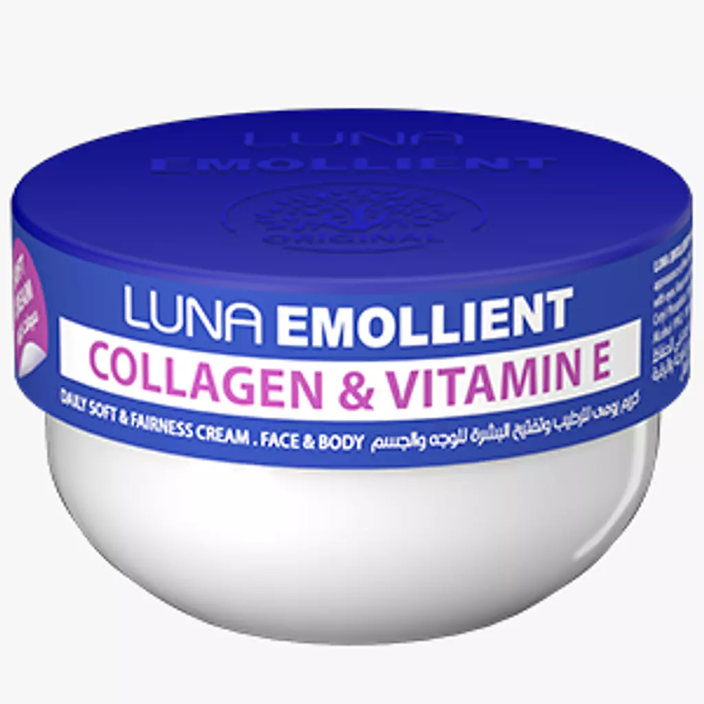 Luna Emollient Soft Cream Vit E & Collagen - 160 gm