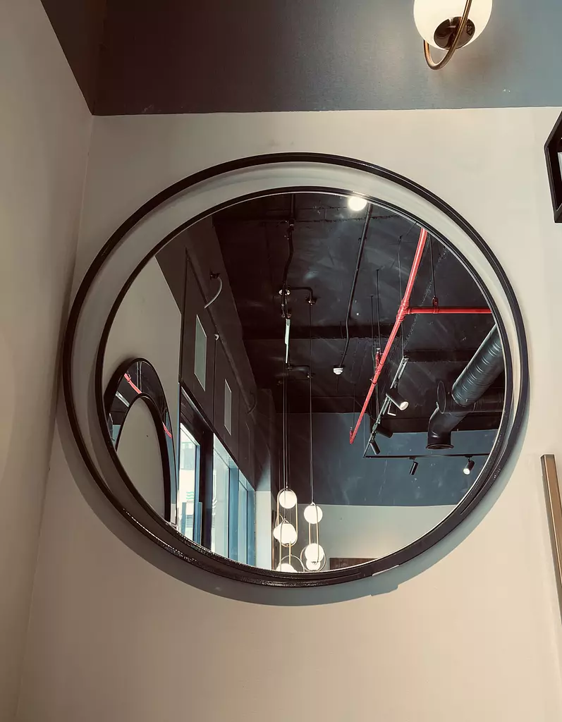 Double Round Mirror