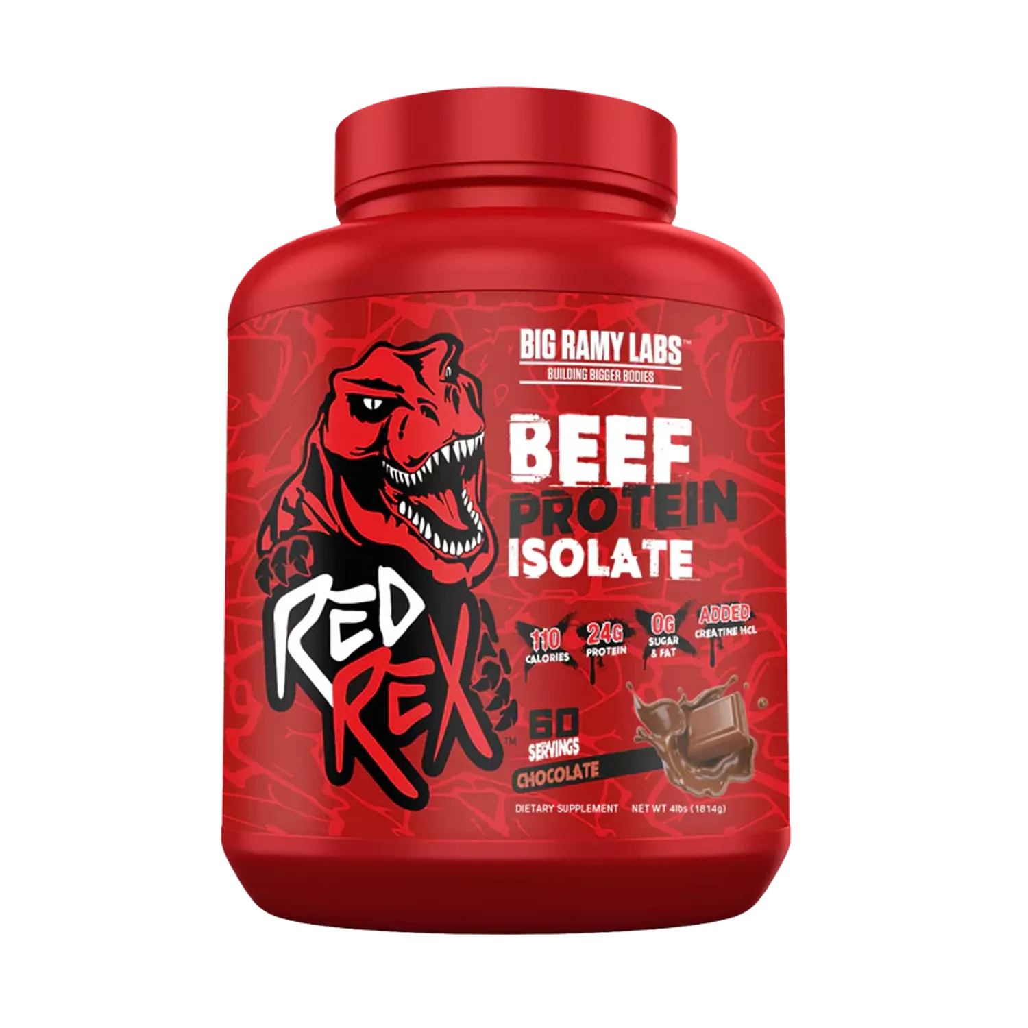 Red Rex Beef Protein Isolate - 60Serv - 1814g 0