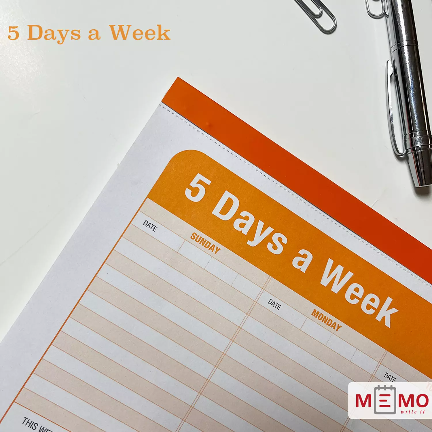  Memo 5 days a week 2