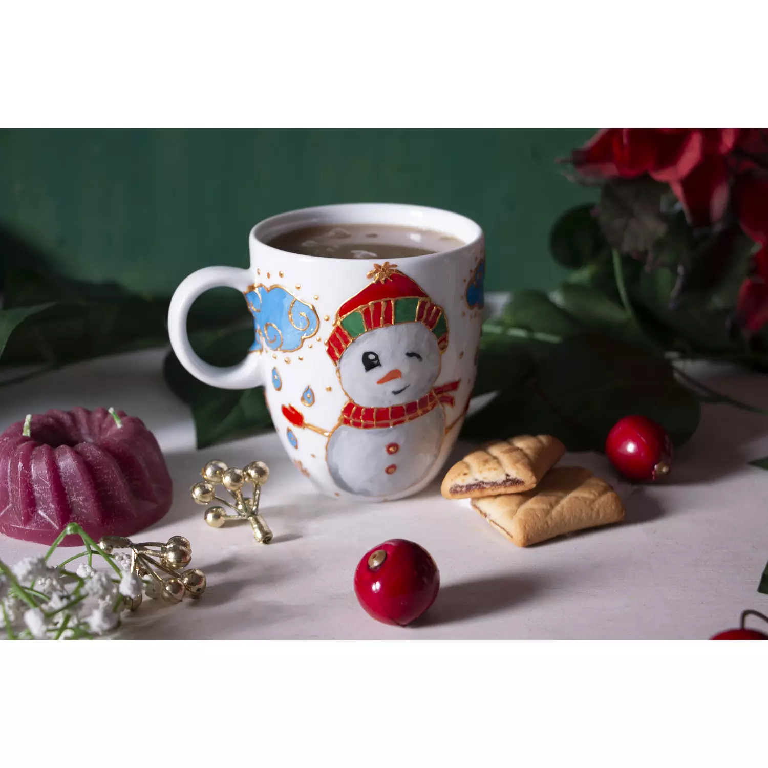 Snow Man Mug 1