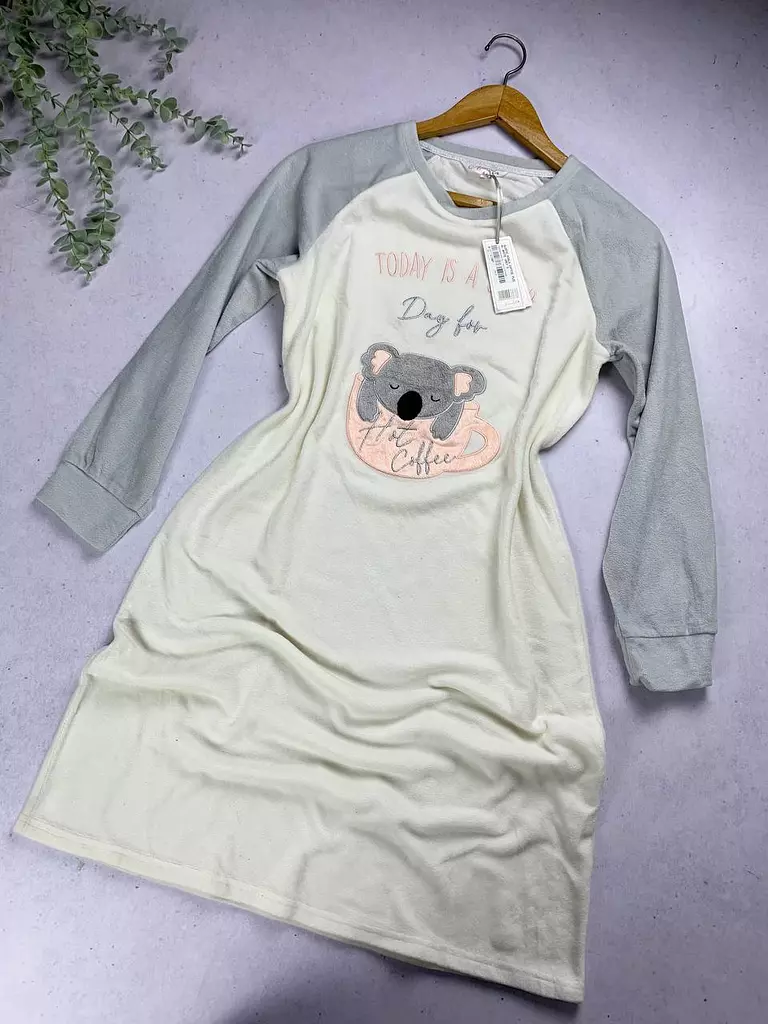 Cute cozy fleece sleeping shirt from Anabelle