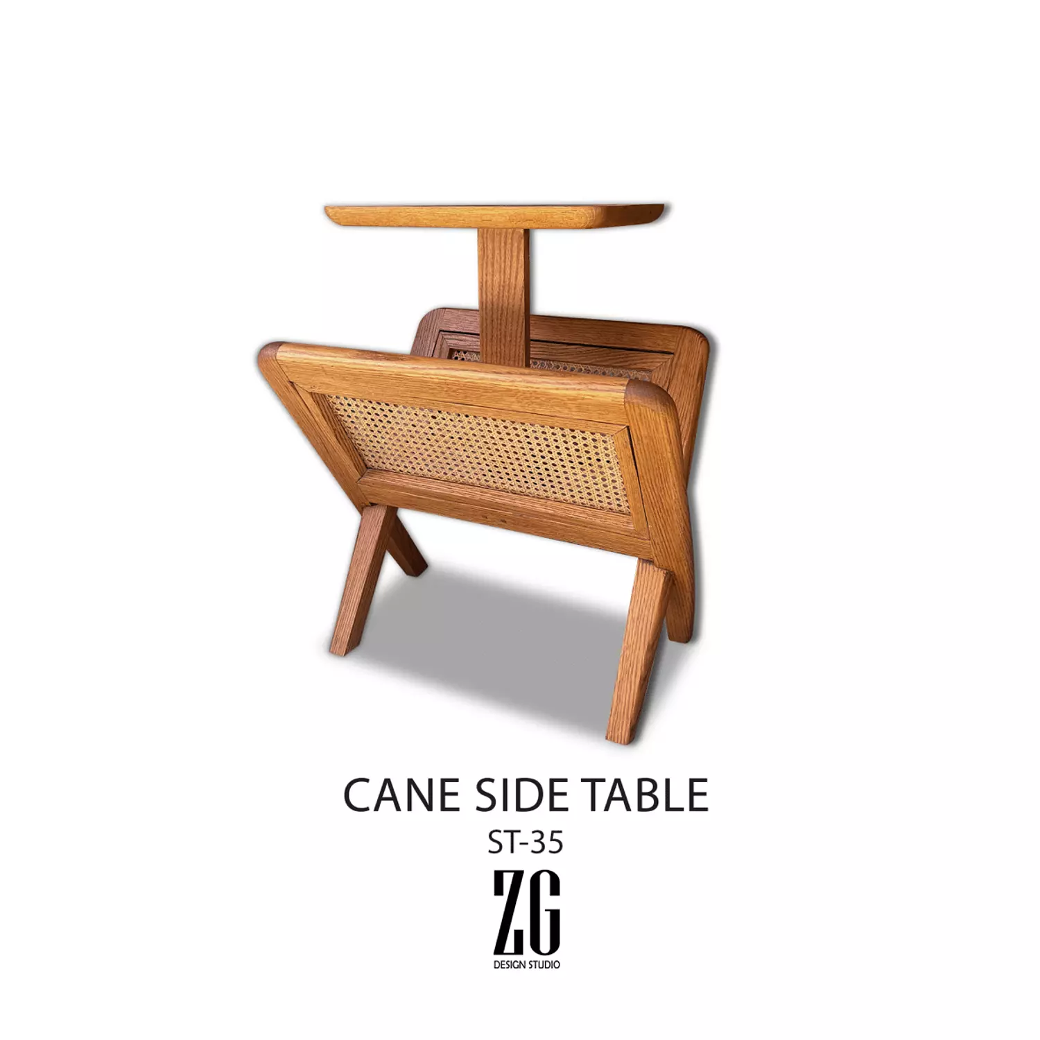 CANE SIDE TABLE 0